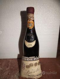 2 Barolo Oddero 1969 bottiglie vintage