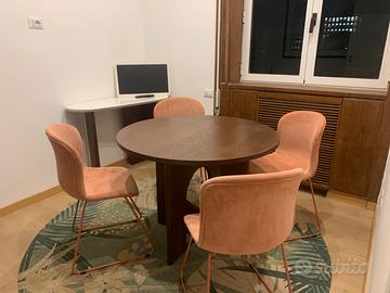 4 sedie velluto come nuove