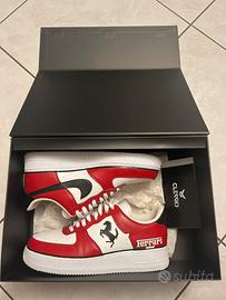 Nike air force 1 custom Ferrari