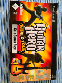 Guitar Hero PS2 Chitarra NO RICEVITORE+Gioco+Micro