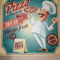 Quadro canvas vintage food