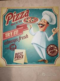 Quadro canvas vintage food