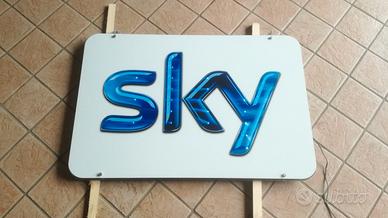 Insegna sky luminosa