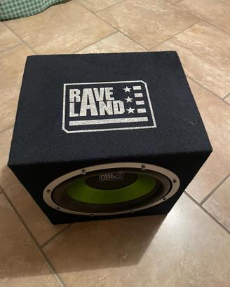 Subwoofer e amplificatore raveland