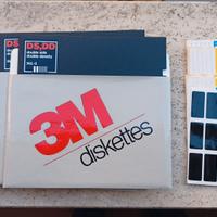 Confezione 10 floppy disk 3M 5,25" DS/DD