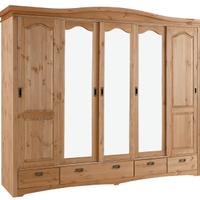 armadio in pino massiccio 5 ante scorrevoli