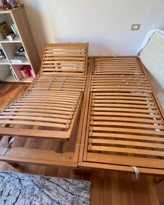 2 RETI SINGOLE E 2 MATERASSI SINGOLI