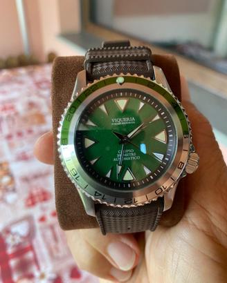 Orologio Viqueria Calypso GMT  green