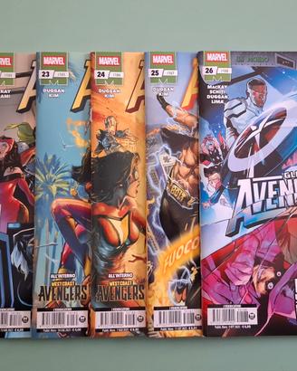 Gli Avengers #21-26 (183-188) Panini comics 