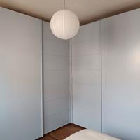 Armadio angolare ante scorrevoli Celeste