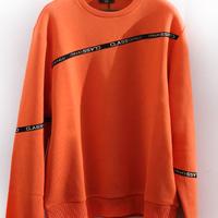 Felpa da uomo Roberto Cavalli colore arancione 