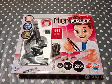 MICROSCOPIO 30 ESPERIMENTI + VETRINI AGGIUNTIVI
