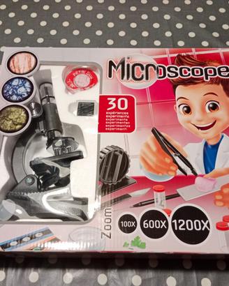 MICROSCOPIO 30 ESPERIMENTI + VETRINI AGGIUNTIVI