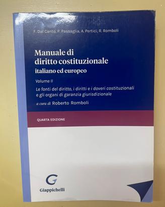 Manuale di Diritto Costituzionale