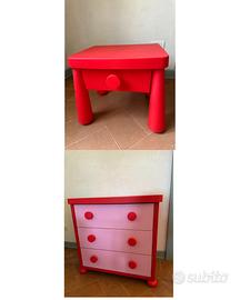 Comodino e cassettiera Ikea