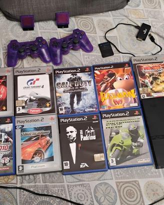 Play Station 2 slim con 11 giochi