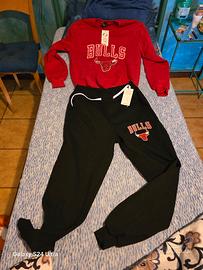 tuta+sciarpe+cappelli Chicago Bulls 