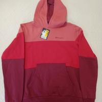 Felpa ragazzo-champion tricolor-nuova-xxl-cappucci