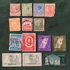 francobolli dal mondo