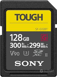 Sdxc sony tough 128gb
