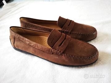 Mocassini Geox donna pelle scamosciata