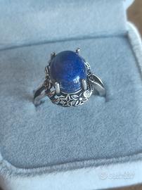 Anello in Argento S925 con Pietra di Luna – Nuovo