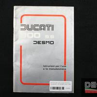 istruzioni per uso e manutenzione Ducati 900 SS DE