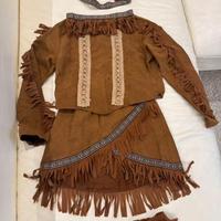 Costume di Carnevale Indiana per bambina .