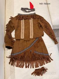 Costume di Carnevale Indiana per bambina .