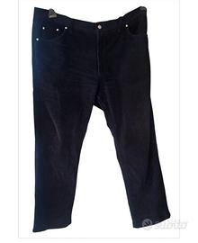 Pantaloni Uomo Carrera in Velluto a Coste Blu Scur