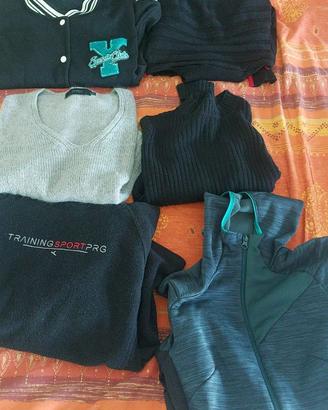 8 maglioni - felpe donna tg M-L