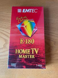 Videocassetta VHS Emtec E-180  Sigillata pal