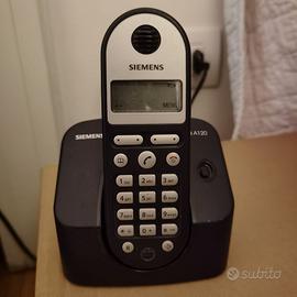 Telefono cordless SIEMENS Gigaset A120 Nero