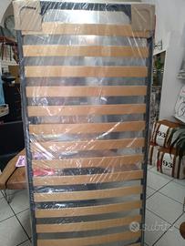 RETE SINGOLA A DOGHE LEGNO NUOVA 90 X 200