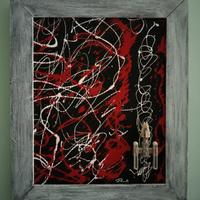 Action Painting + modellino Star Wars 