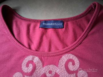 Trussardi jeans maglietta a maniche lunghe