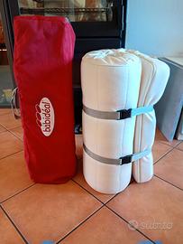 lettino babideal kompak+materassino vyssa ikea