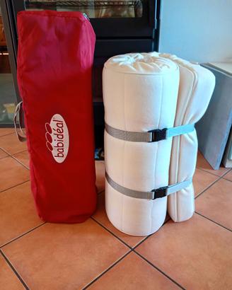 lettino babideal kompak+materassino vyssa ikea
