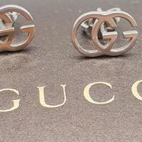 COD.770B.25 ORECCHINI "GUCCI" RUNNING G ORO BIANCO