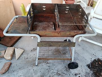Barbecue con ruote