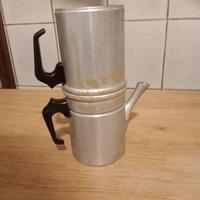 Antica caffettiera napoletana in puro alluminio