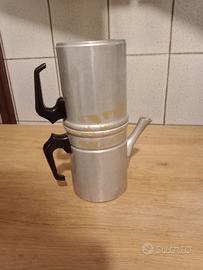 Antica caffettiera napoletana in puro alluminio