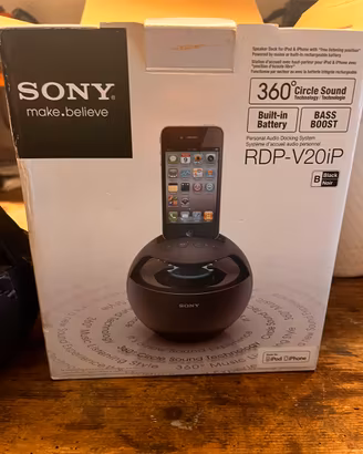 Sony rdp v20ip dockstation iphone 4 e ipod  2012