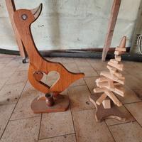 Oggetti artigianali in legno