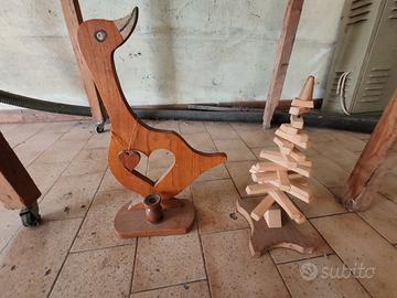 Oggetti artigianali in legno
