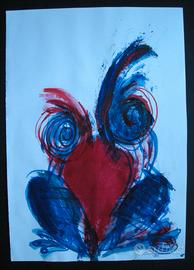 THOMAS HELLER - Tecnica mista su carta (2014)