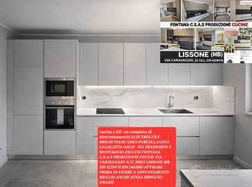 cucina l.420 cm  completa di elettrodomestici MK 