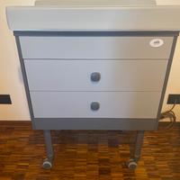 Fasciatoio Cam con vasca e cassetti