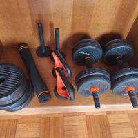 Set di manubri completo 