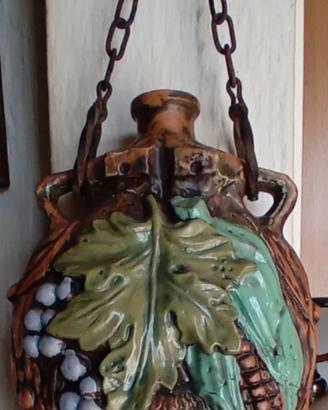 Decanter Borghini Lacrima ceramica dipinta a mano 